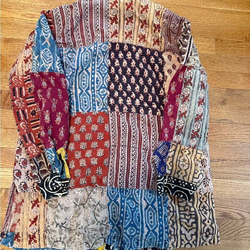 Sacred Threads Boho Patchwork Skirt Set Size Medi… - image 4